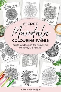free mandala colouring pages