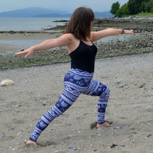 yoga leggings society6 elephant design