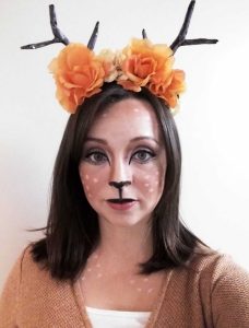 diy cute deer makeup easy costume