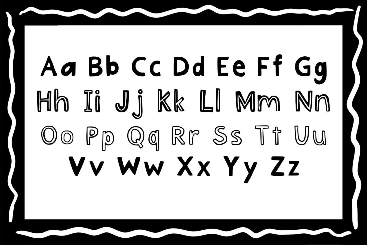 blocky text font bundle