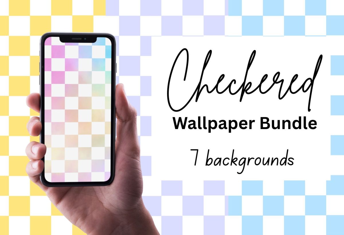 Checker cell phone wallpaper bundle