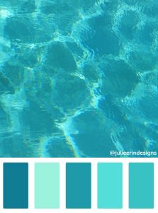 tropical ocean blue color scheme