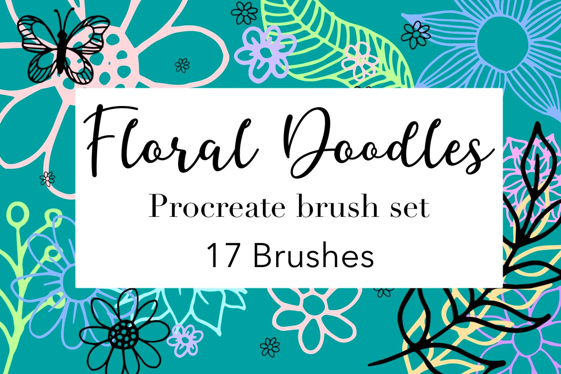 Floral Doodles Procreate Brushes