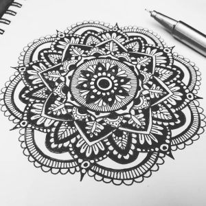 mandala drawing mandalatober