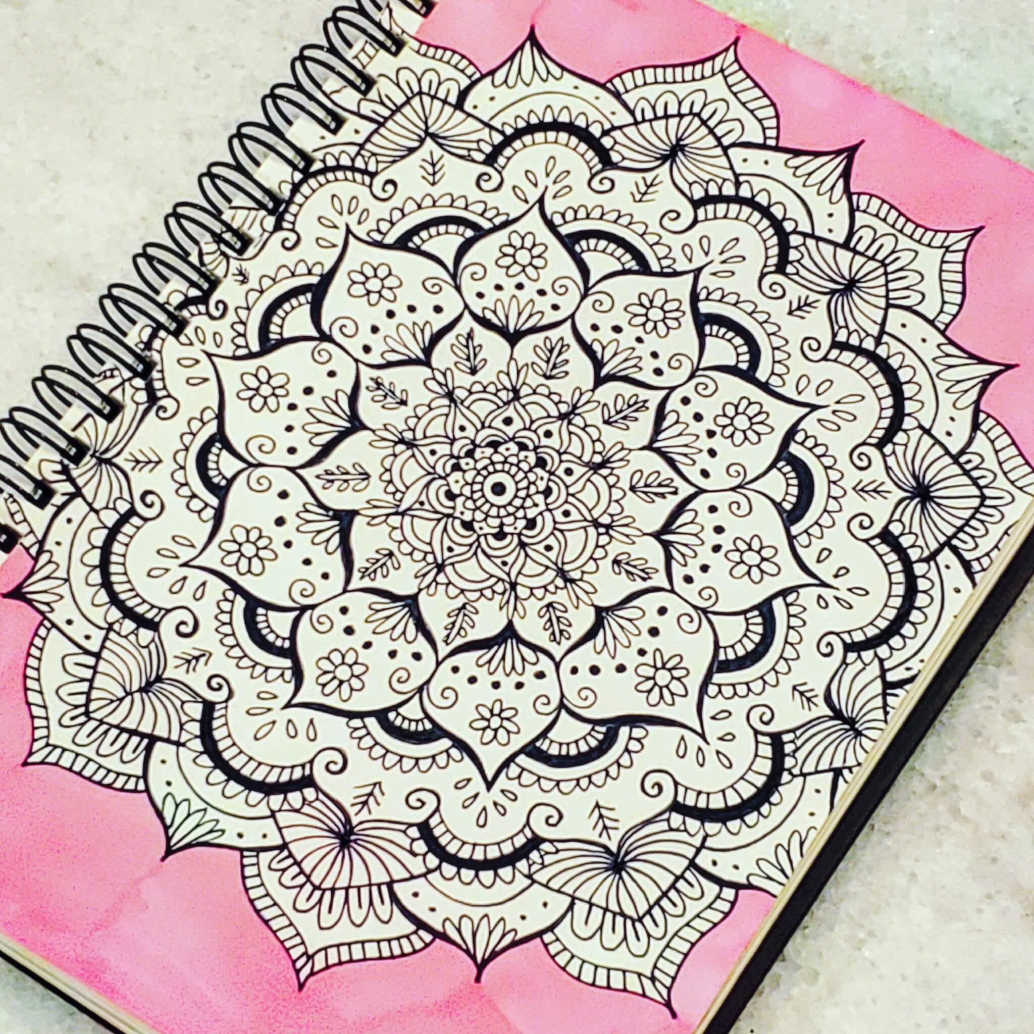 freestyle mandala pink