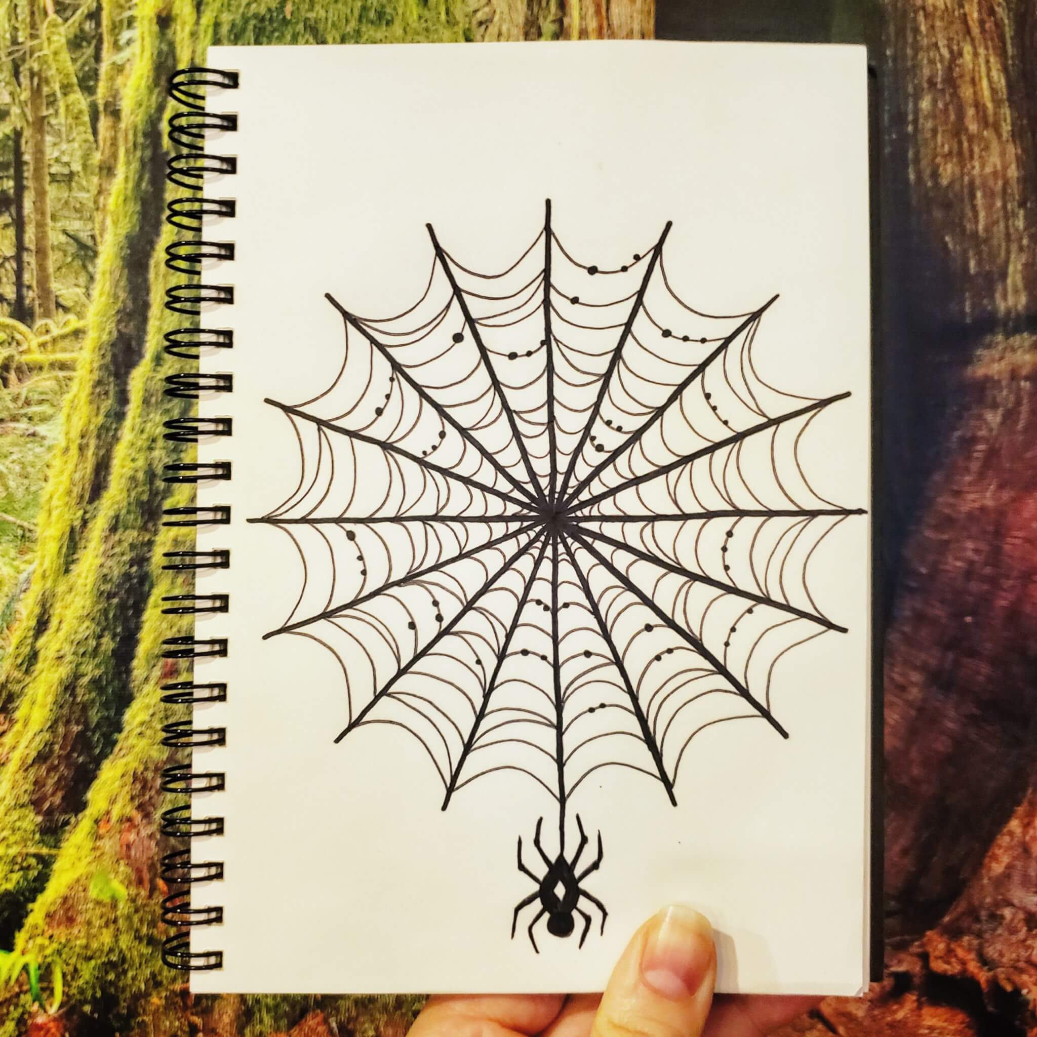 spider mandala #mandalatober2019