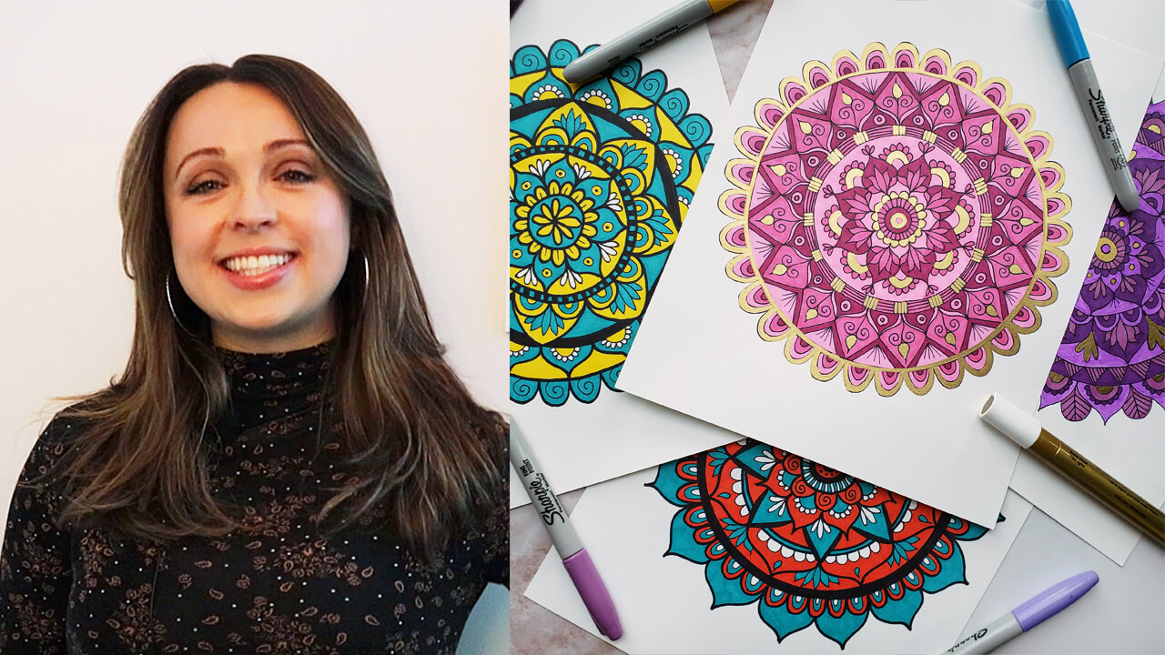 modern mandala art skillshare class