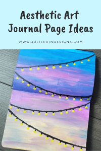 aesthetic art journal page ideas