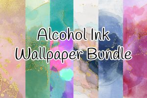 alcohol ink cell phone wallpaper