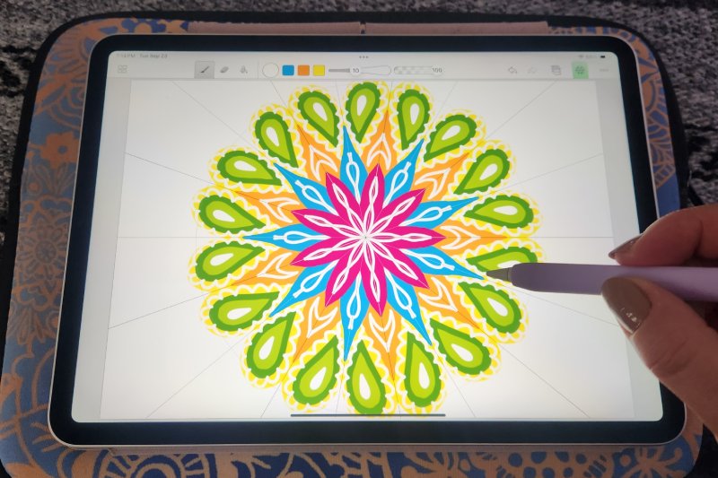 mandala art with amaziograph
