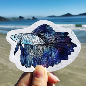 betta fish sticker from redbubble