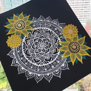 black paper sketchbook