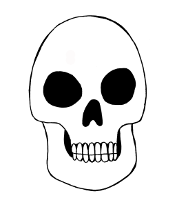 free blank skull printable