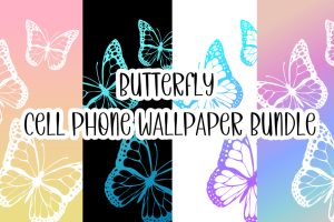 butterfly cell phone wallpaper bundle