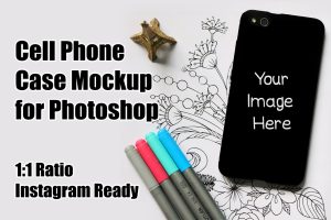 cell phone case mockup