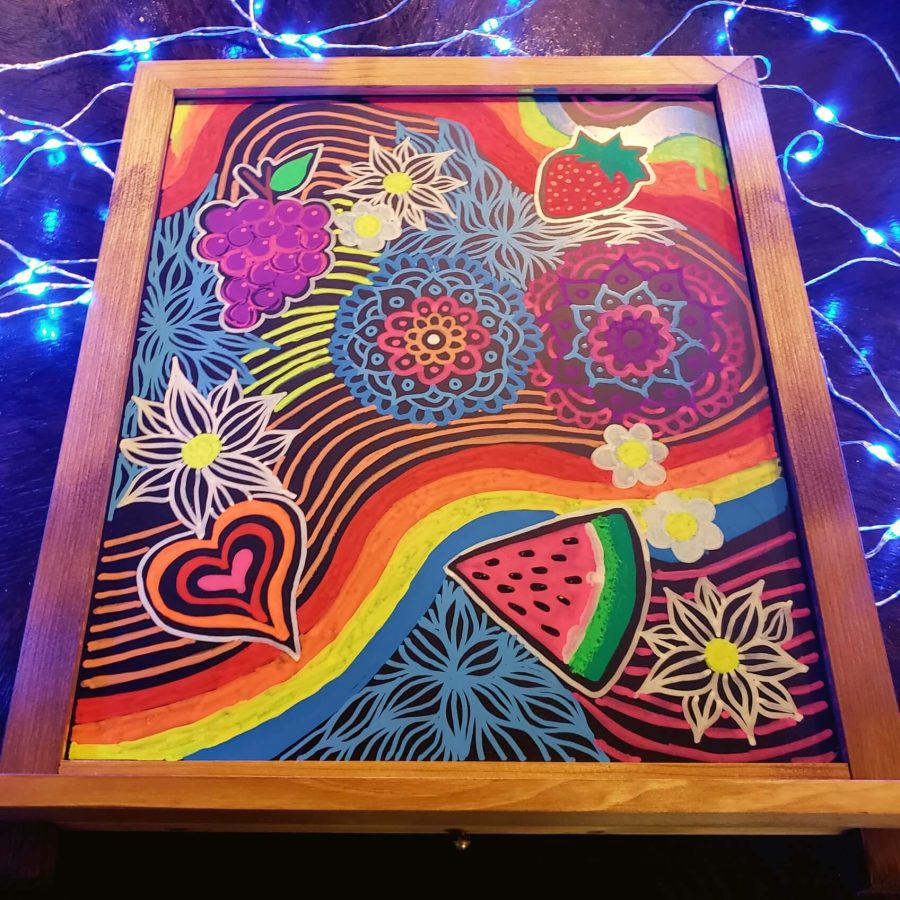 colorful chalkboard art