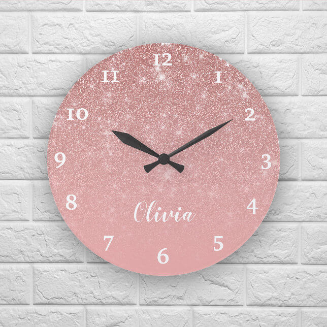custom zazzle cover photo clock mockup