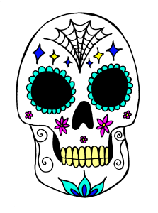 sugar skull illustration