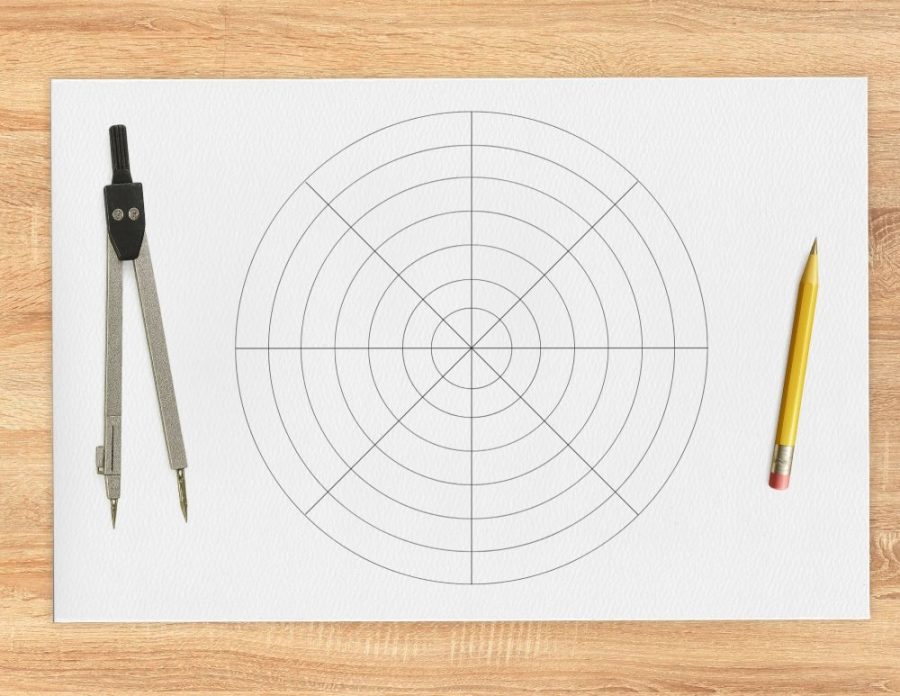 finished mandala template - step 4