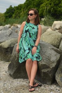 tropical monstera pattern fashion review