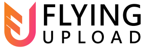flying upload logo