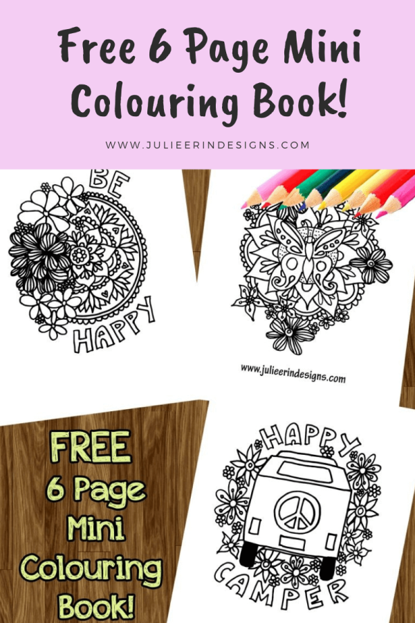 free mini colouring book