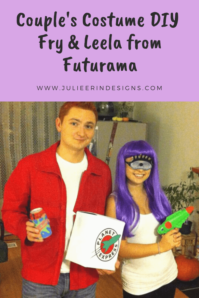 fry and leela couples halloween costume futurama