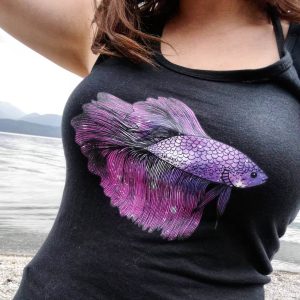 betta fish tank top teepublic