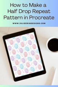 half drop repeat pattern procreate