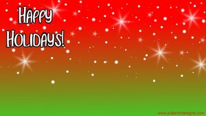 red and green holiday teams background