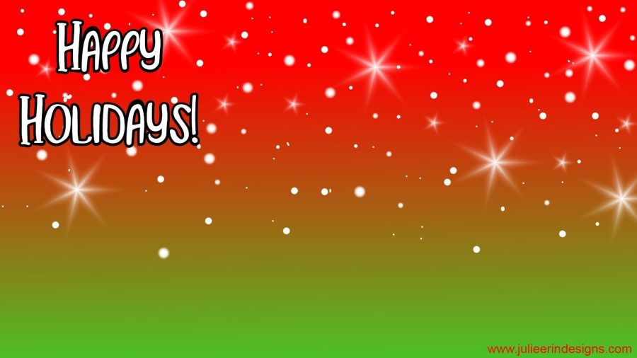 happy holidays red green simple christmas teams holiday background