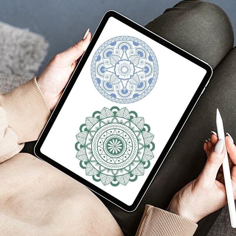ipad art apps to draw mandalas