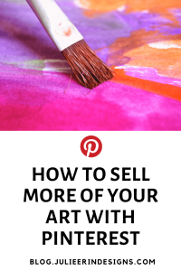 how to sell art with pinterest