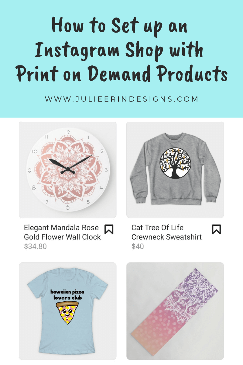 How to Set up an Instagram Shop with Print on Demand Products