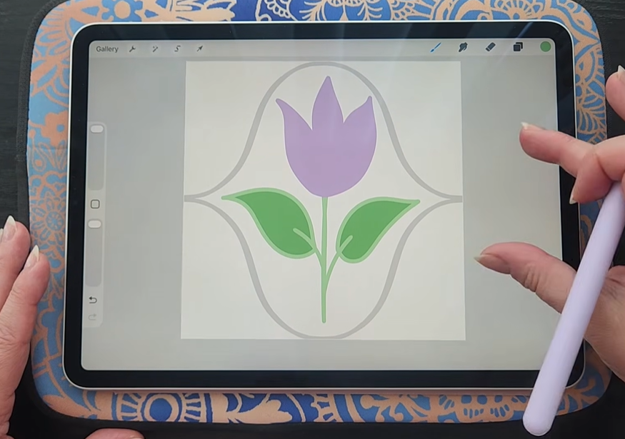 procreate pattern design template tutorial