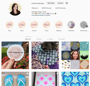 social media for artists