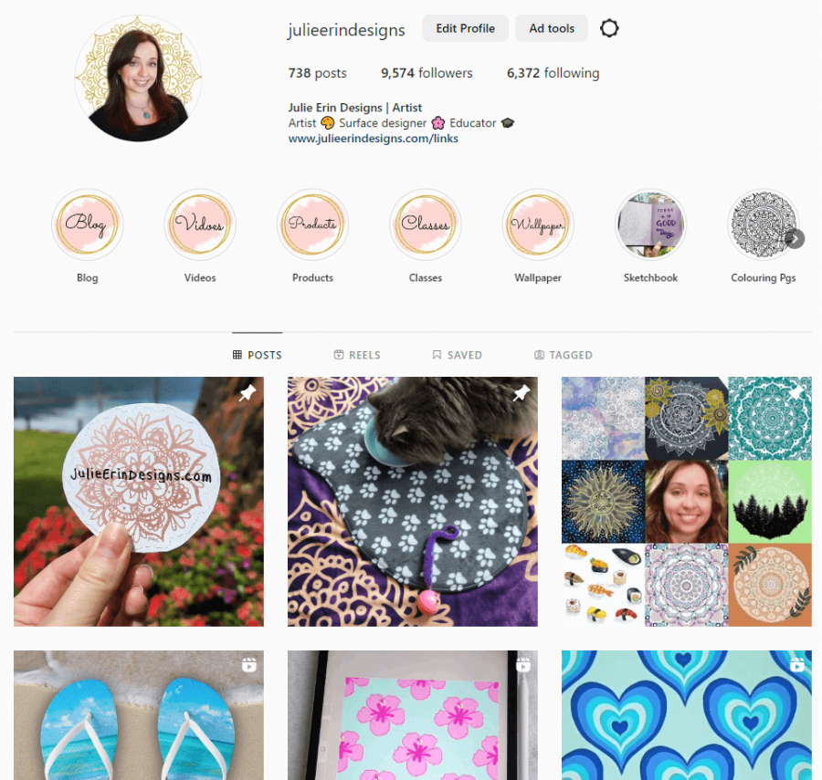 social media for artists