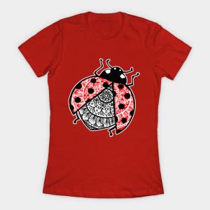 ladybug illustration on a t-shirt from teepublic