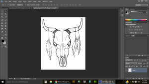 line drawing in photoshop