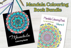 mandala coloring book bundle