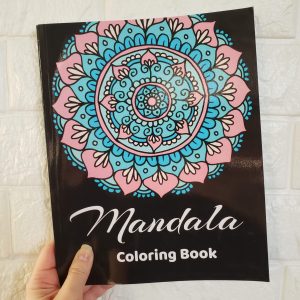 mandala coloring book cover