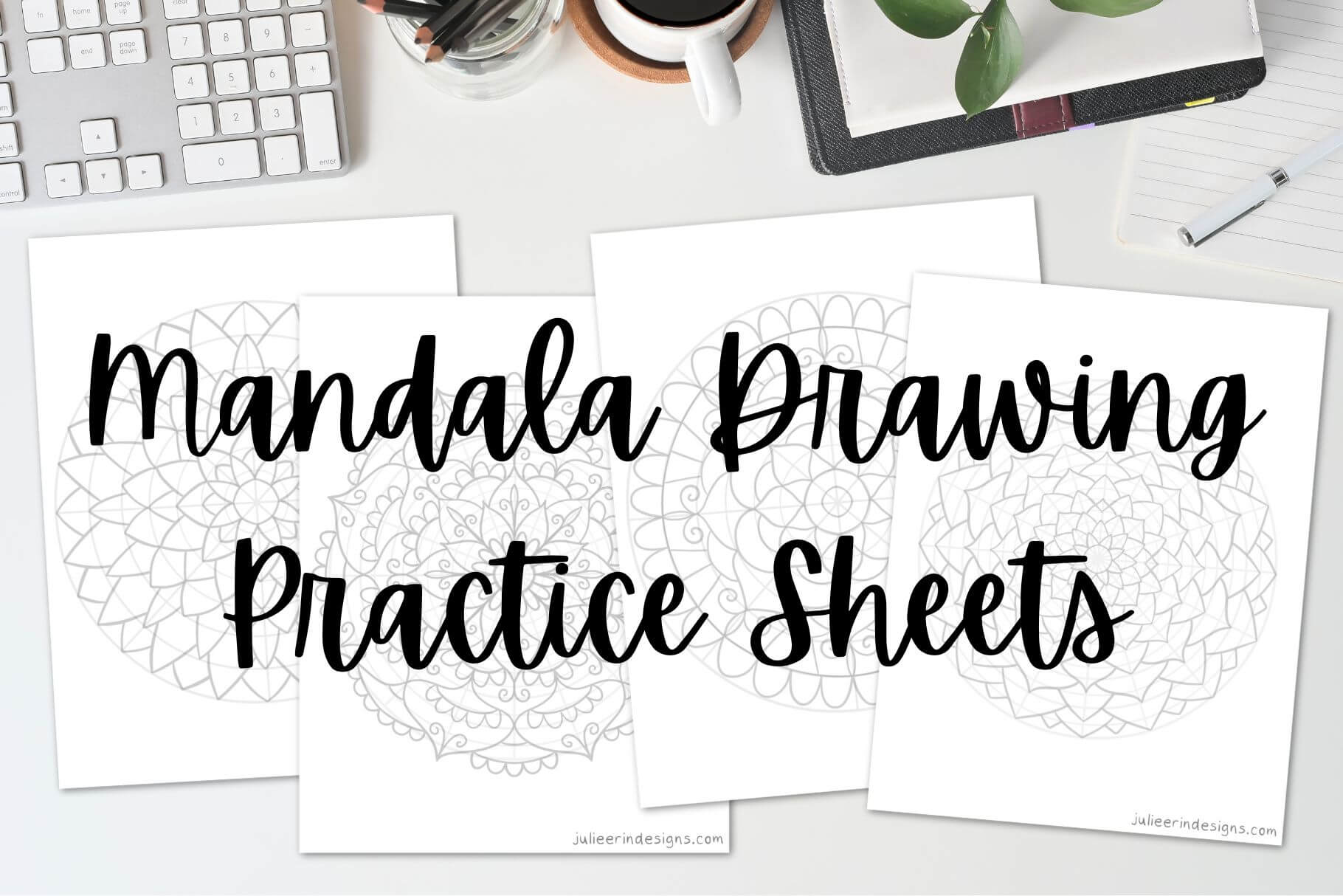 Mandala Drawing Practice Worksheets