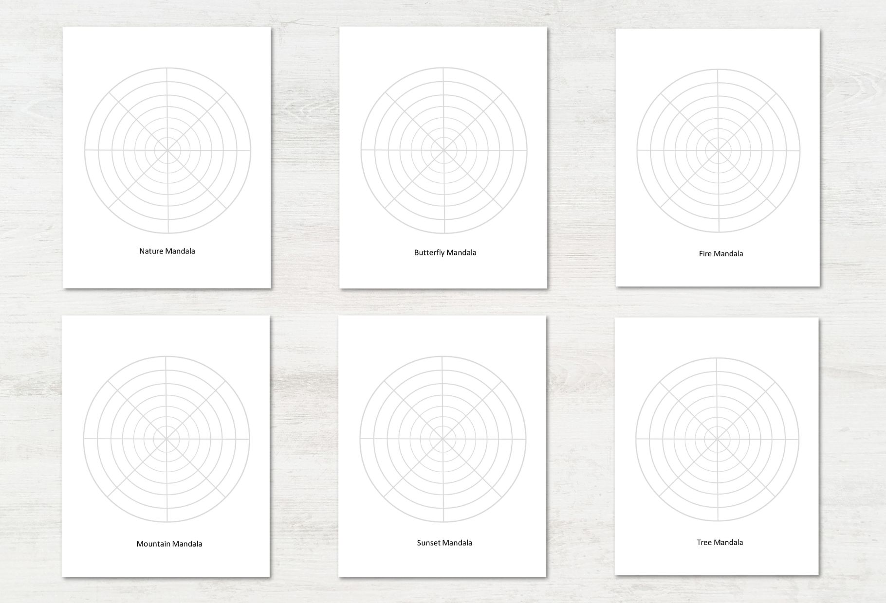 mandala drawing prompt book interior preview