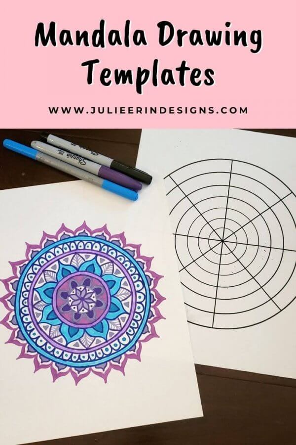 Mandala Drawing Templates - Julie Erin Designs