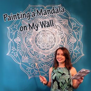mandala wall art mural