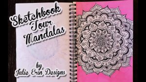 mandalatober sketchbook tour youtube video