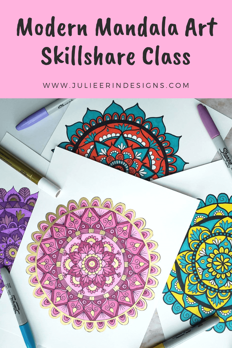 New Skillshare Class: Modern Mandala Art