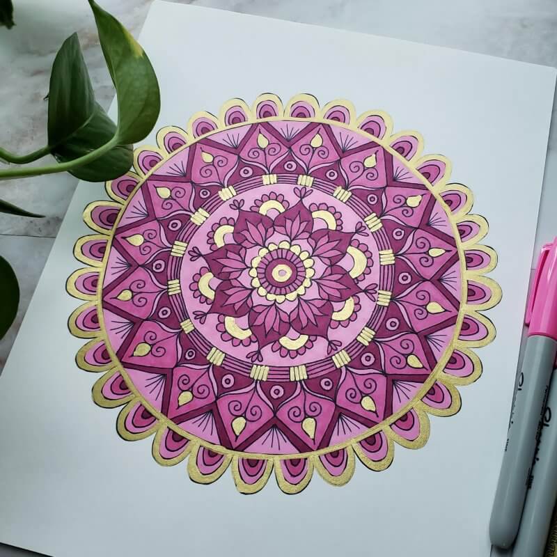 therapeutic benefits of drawing mandalas