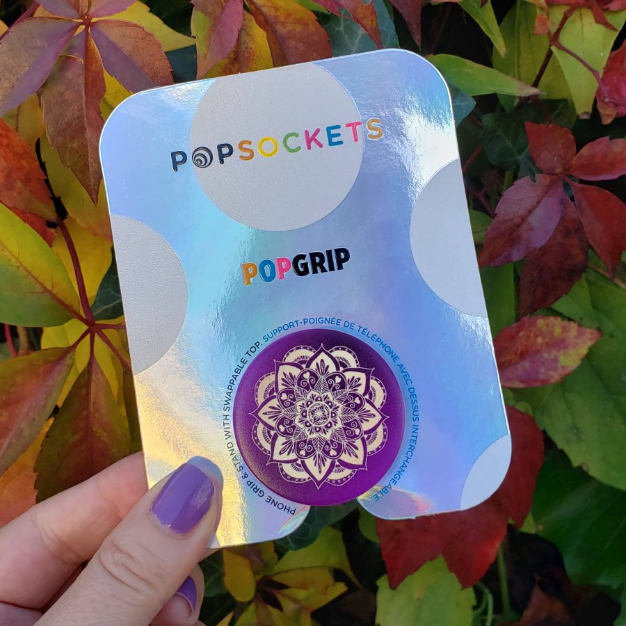 purple mandala popsocket amazon merch on demand