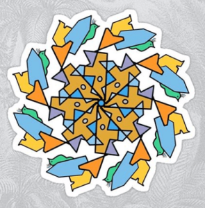rainbow mandala mandalatober